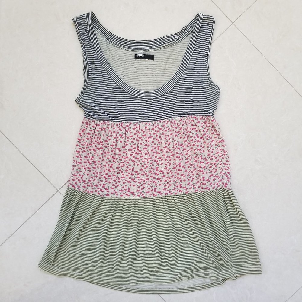 BDG Multi-Fabric Tank Top